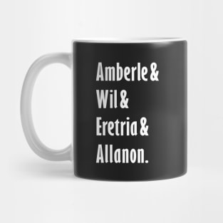 The Shannara Chronicles - Amberle & Wil & Eretria & Allanon Mug